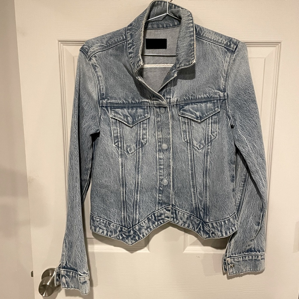 RtA Light Wash Denim Jacket Women’s Size S Designer Jean Jacket